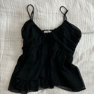 Abercrombie & Fitch Black Tank